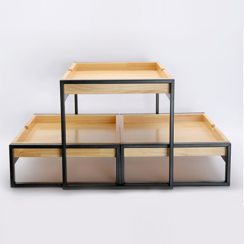 上谦松木盘铁架糕点西饼蛋糕面包房烘焙展柜陈列软装陈设,商业/办公家具,面包架,淘宝优惠券,粉丝福利购,淘宝优惠卷