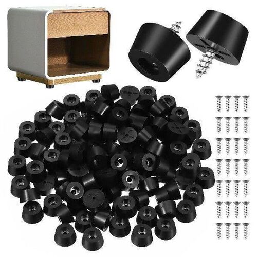 120 Sets Pvc Rubber Feet Chair Protectors Machine Furniture
