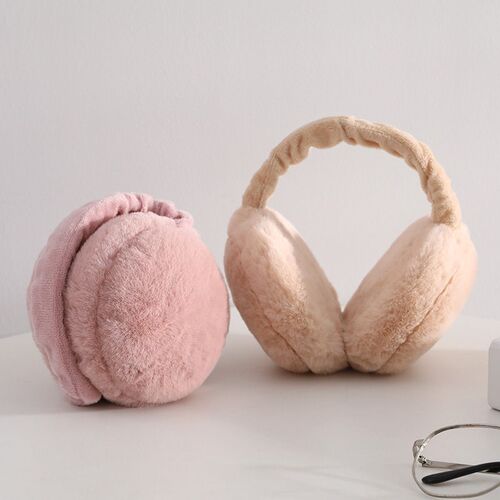 Soft Plush Ear Warmer Winter Warm Earmuffs for Women Men Fas