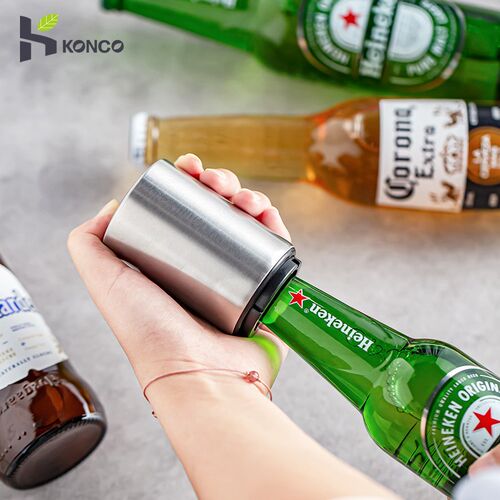 Automatic Beer Bottle Opener,Magnet Beer Opener,Stainless St