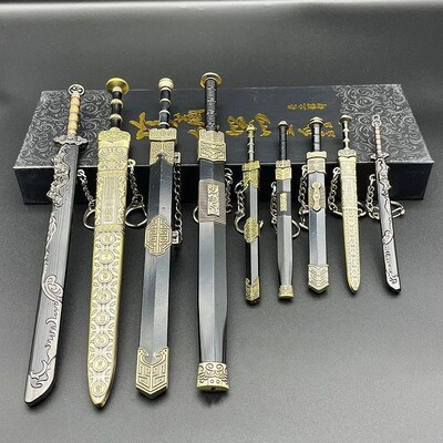 New Fake Sword Miniatures Retro Mini Knives Metal Prop Chine