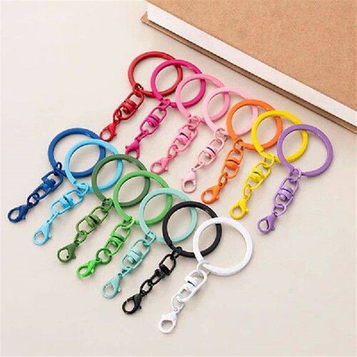 1PC Candy Color Keychain Connector Accessories Keyring