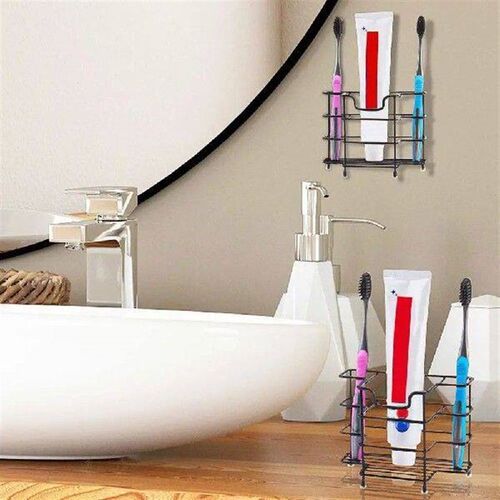 Stainless Steel Toothbrush Holder Wall Mounted Family