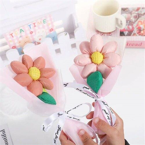 1PC Mini Artificial Bouquet Fabric Flower Valentines Day