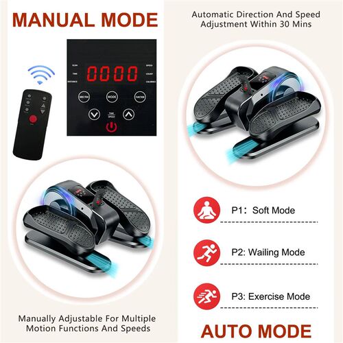 Under Desk Elliptical Electric Machine Portable Ellipse Leg