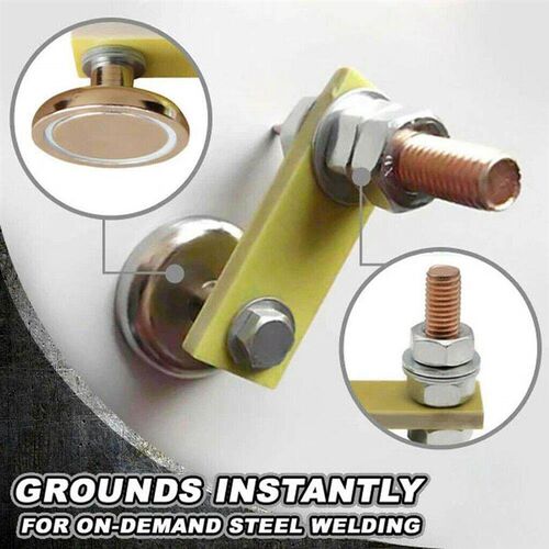 Metalworking Magnet Head Magnetic Ground Clamp Metal Plate W