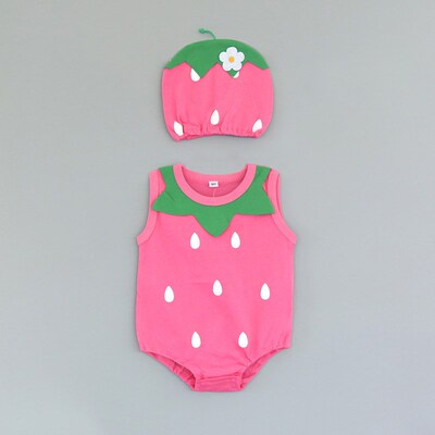 Thin Summer Baby troangle Clothes Cotton Cartoon Animal Inse