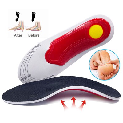 Orthopedic Insoles for Flat Foot Orthotics Gel shoes sole In