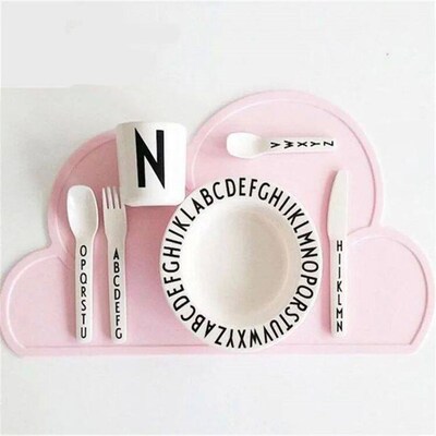 Placemat Kids Plate Mat  Table Pad Food Grade Silicone Water