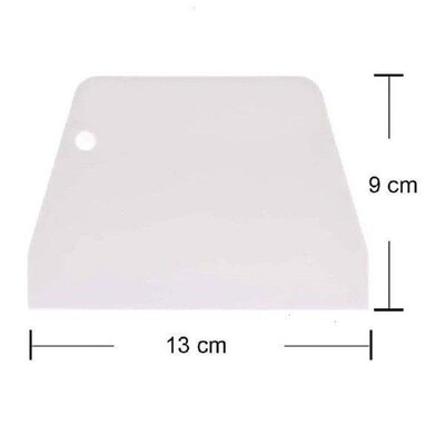 2PCS Dough Scrapers Cream Multipurpose Smooth Cake Spatula