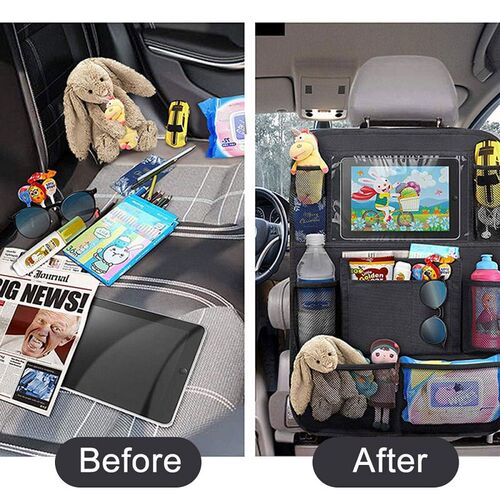 Car Universal Seat Back Organizer Multi-Pocket Storage Bag T