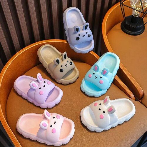 Childrens Slippers Kids Summer Girls Cartoon Bunny Non-Slip
