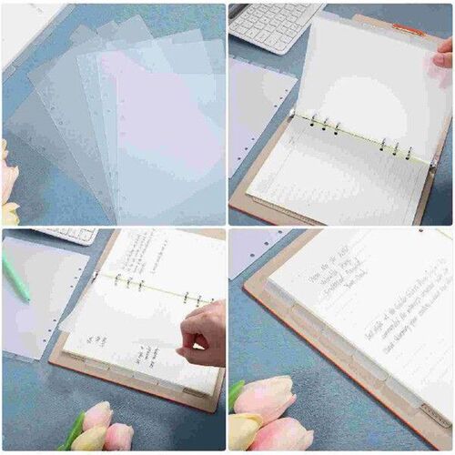 11 Pcs Transparent Separator Page Binder Divider Dividers