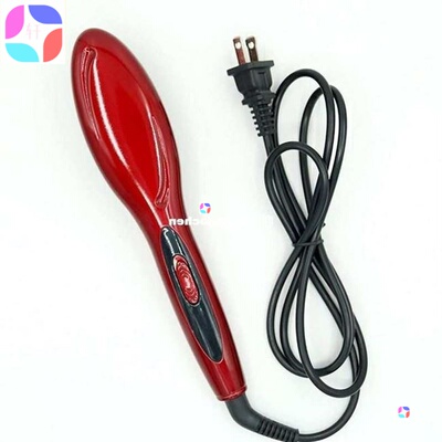 Women Hot Hair Straightener Comb Electric Iron Hair Brush St