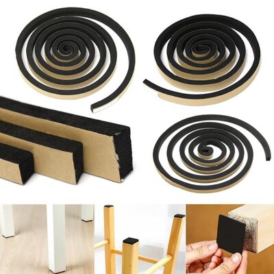 2m Self Adhesive Seal Strip Single Sided Foam Seal Tape Stri