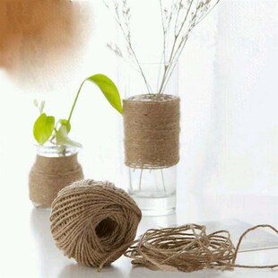 1-14mm Natural Jute Twine Vintage Jute Rope Cord String Twin