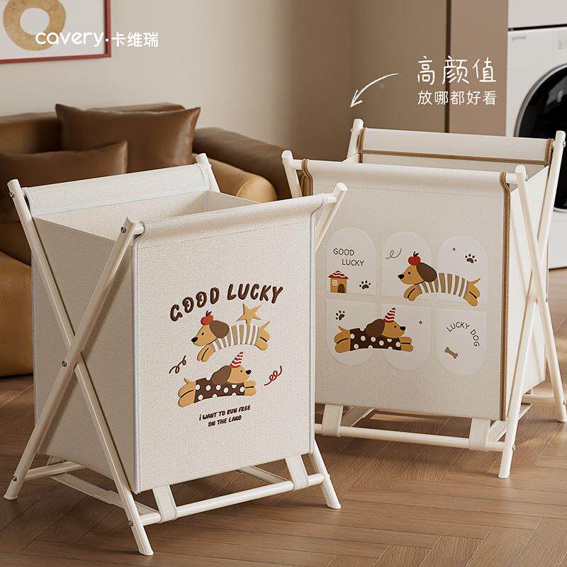 脏衣篓fx-E2680用大容量脏衣家服颜收纳筐神网红高值可折叠娃娃桶