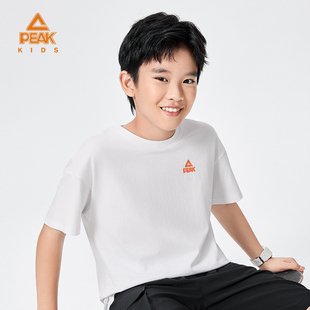 匹克童装男童短袖t恤儿童运动速干衣男童半袖上衣夏装新款体恤