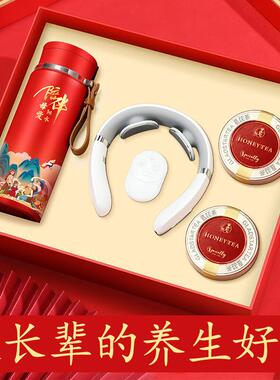 父亲节礼高级物感实VHZ爷用爸爸送妈妈爷奶奶长辈按摩仪4岁0创意