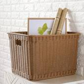 脏酒衣服收纳筐仿藤编店民浴巾筐洗宿BZS洗衣篮衣物换脏衣篓