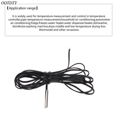 150cm NTC 10K Ohm 1% 3435 Thermistor Temperature Sensor Cyli