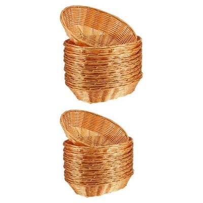 10 Pieces Food Serving Baskets Snack Display Decoration