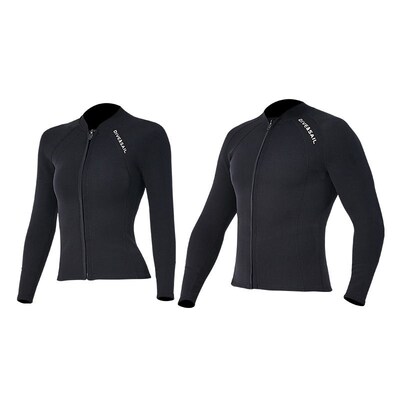 New 2MM diving suit split top long sleeve snorkeling suit co