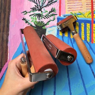 橡胶版画滚筒高级凝胶版画滚筒油墨滚筒明胶版画滚筒