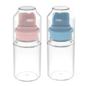 Bottle Oil with Brush Bar Portable Dispenser Silicone