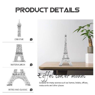 Eiffel Tower Decor Souvenir Ornaments Decorative Metal