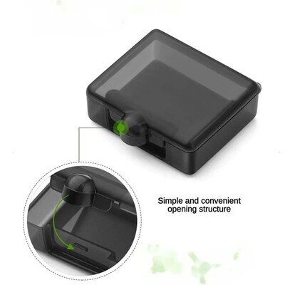 3 Pcs Portable Small Pill Box Daily Mini Pill Organizer Trav