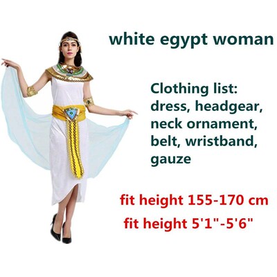 Carnival Kids Egypt Cosplay Costume King Pharaoh Adult Nile