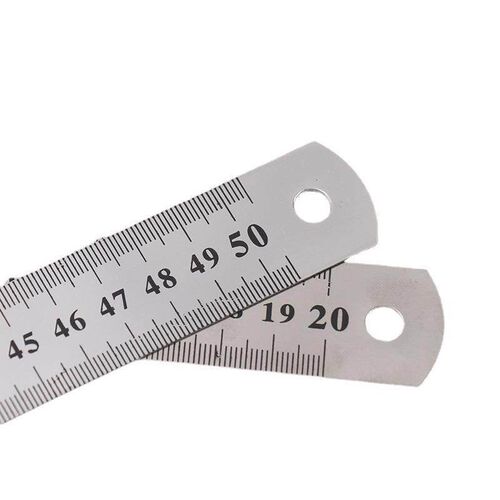 [Sword] Steel ruler stainless steel ruler 15/20cm metal long