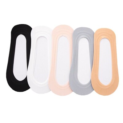 Socks Womens Thin Shallow Mouth Ice Silk Boat Socks Womens