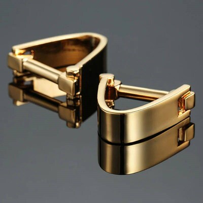 High Quality Stainless Steel Polished Cufflinks New Fashion