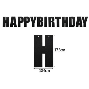 1 Set HAPPY BIRTHDAY Paper Banner Bunting Garland Party Hang