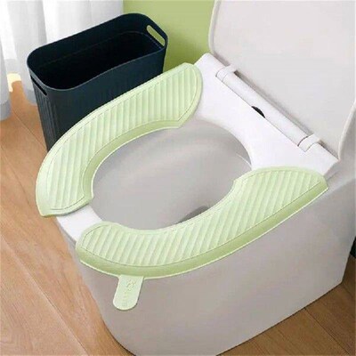 Twill Toilet Mat Waterproof Multicolored Four Seasons