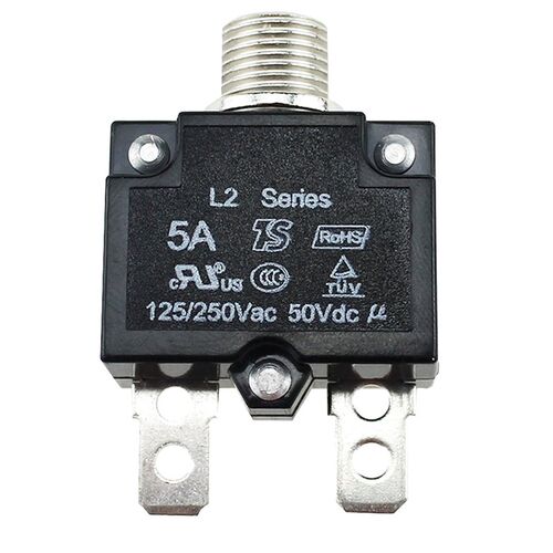 5A/10A/15A/20A/30AMP Push Button Thermal Circuit Breaker Pa