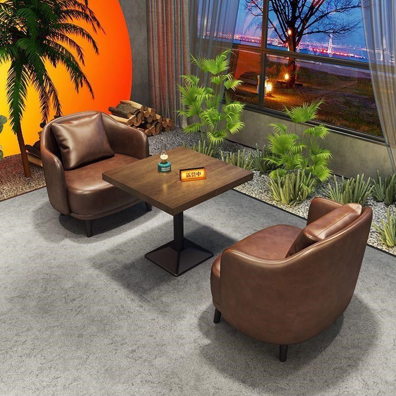 复古露营风酒吧卡座沙发烧烤店咖啡店奶茶餐厅小酒馆清吧桌椅,住宅家具,岩板餐桌,淘宝优惠券,粉丝福利购,淘宝优惠卷