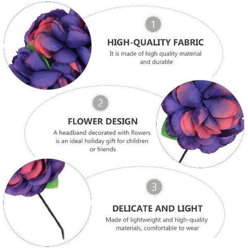 The Flowers Artificial Headband Bride Garland Mexican