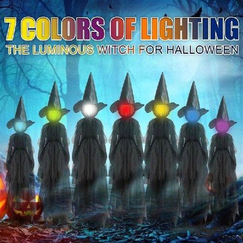 Halloween Decorations Outdoor Large Light Up Holding Hands