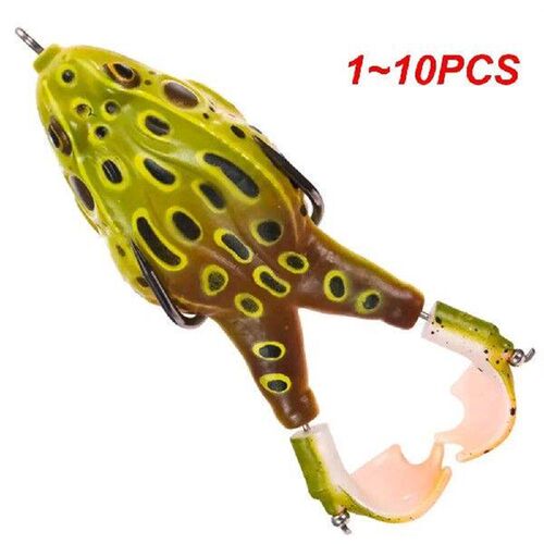 Frog Lure Double Propeller Legs Silicone Soft Baits
