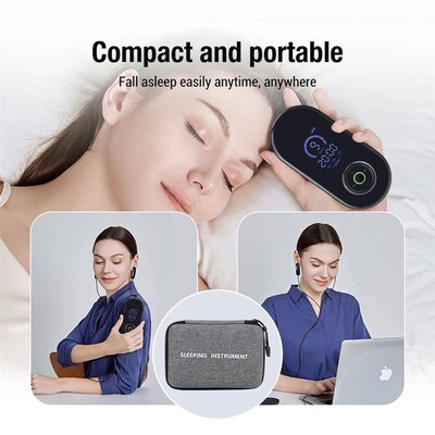 CES Therapy Sleep Aid Device Relieve Insomnia Fast Sleep Red