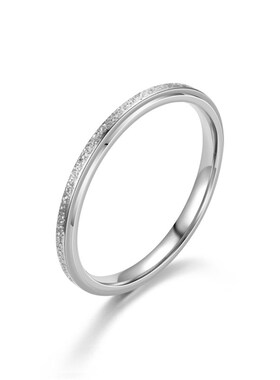 20Year Romantic Simple Matte Couple Rings New Arrivals in Ja