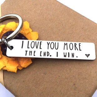 You Love Win More.The Stainless END Key Lett Chain Steel