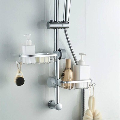 Kitchen Space Aluminum Sink Drain Rack Sponge Storage Faucet