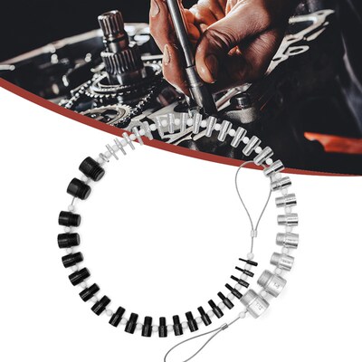 Nut Bolt Thread Checker Inch & Metric Thread Tester Bolt 44