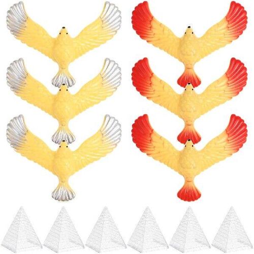 6 Pcs Balance Bird Eagle Balancing Toy with Stand