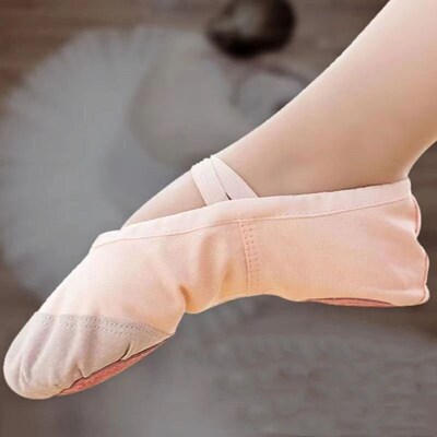 Soft Red Black  White Pink Kids Girls Flat Ballet Shoes Wome