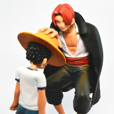 One Piece Luffy Shunks PVC Action Figures Toy 18cm One Piece